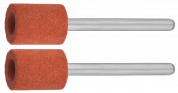 Цилиндр шлифовальный ЗУБР на шпильке 9,5х12,7х3,2 Р120 (2шт.)